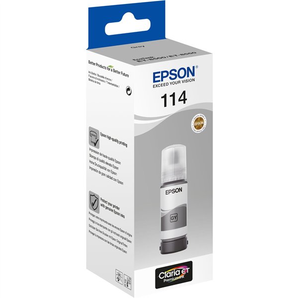 Epson EcoTank grigio T 114 70 ml               T 07B5