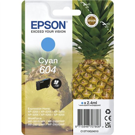 Epson cartuccia ciano 604                       T 10G2