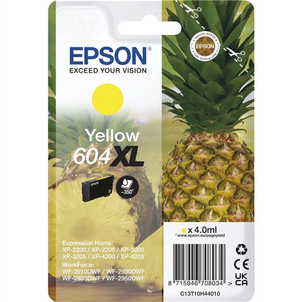 Epson cartuccia giallo 604 XL                    T 10H4