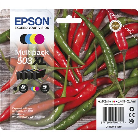 Epson Multi confezione BK/C/M/Y 503 XL                    T 09R6