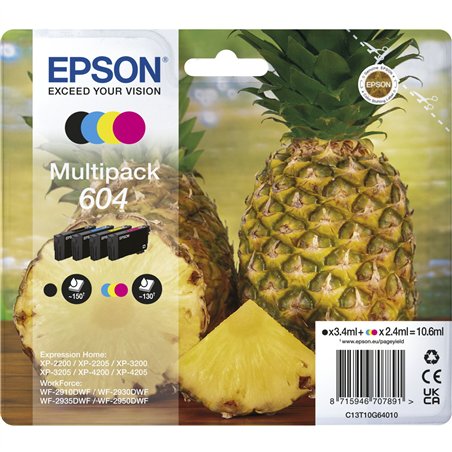Epson Multi confezione 4 colori 604                       T 10G6