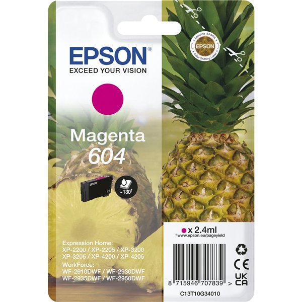 Epson cartuccia magenta 604                       T 10G3
