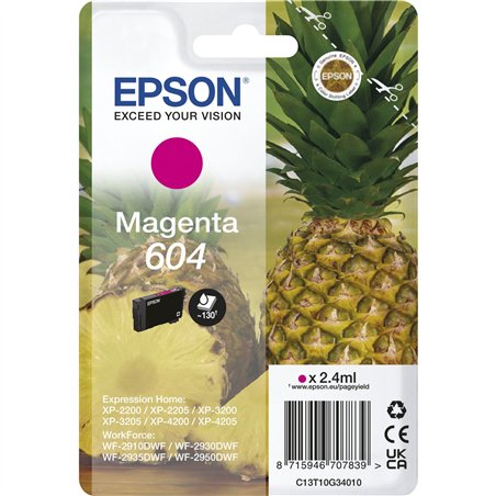 Epson cartuccia magenta 604                       T 10G3