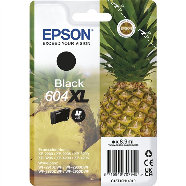 Epson cartuccia nero 604 XL                    T 10H1