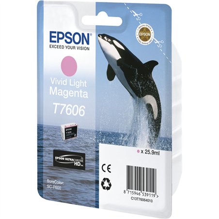 Epson cartuccia vivid light magenta T 7606 N