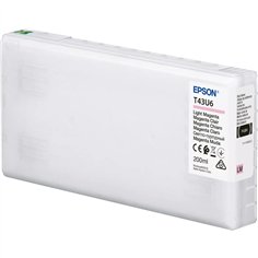 Epson cartuccia light magenta T 43U 200 ml    T 43U64N
