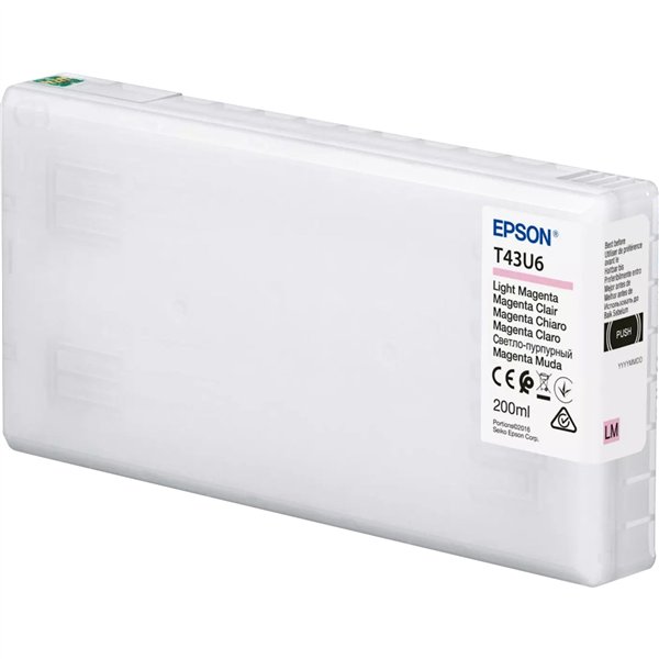 Epson cartuccia light magenta T 43U 200 ml    T 43U64N
