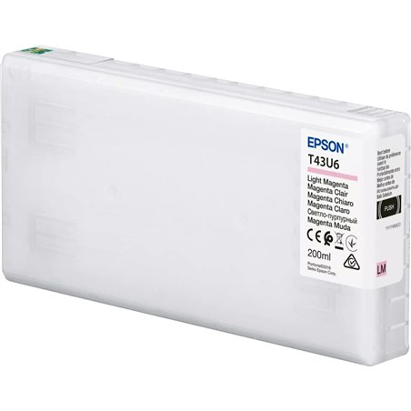 Epson cartuccia light magenta T 43U 200 ml    T 43U64N