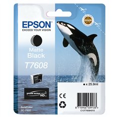 Epson cartuccia nero opaco T 7608N