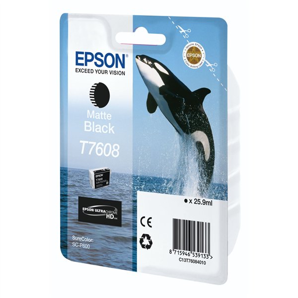 Epson cartuccia nero opaco T 7608N
