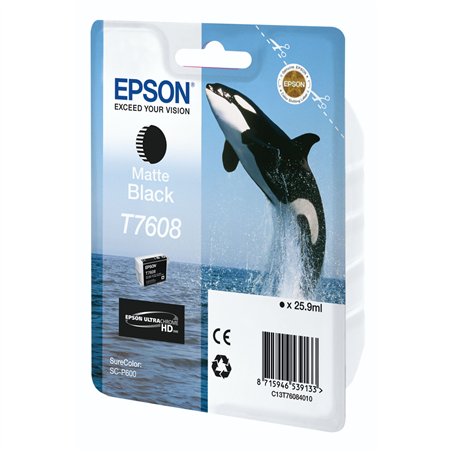 Epson cartuccia nero opaco T 7608N