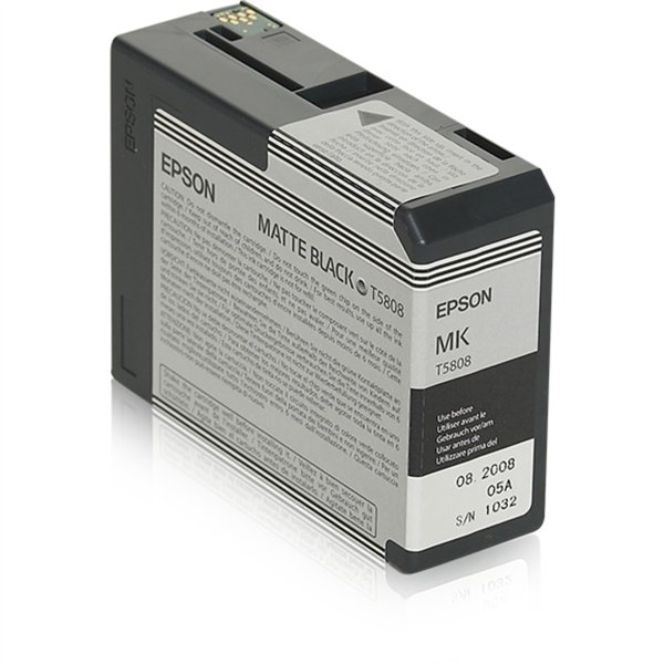 Epson cartuccia nero opaco T 580  80 ml            T 58080N