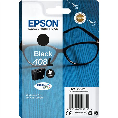 Epson cartuccia nero DURABrite Ultra Ink 408 L T 09K1