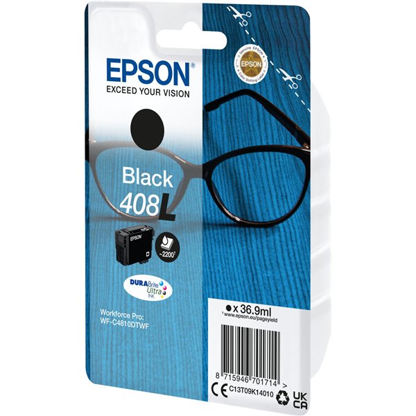 Epson cartuccia nero DURABrite Ultra Ink 408 L T 09K1