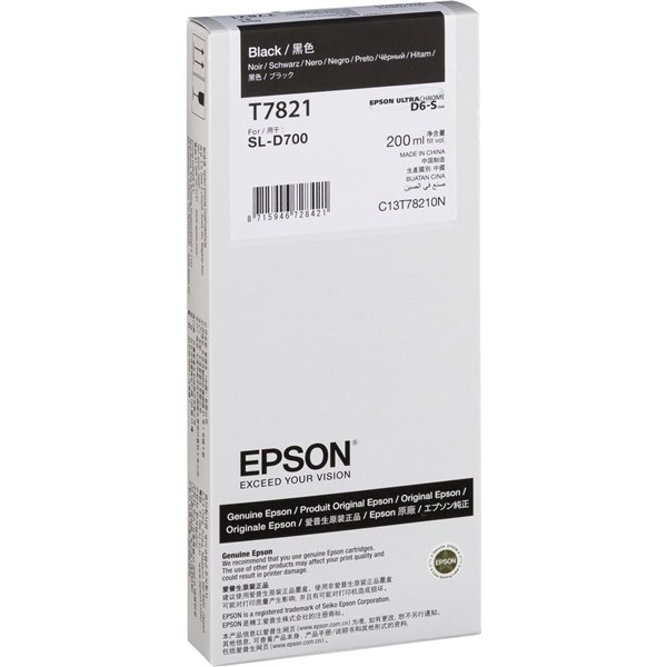 Epson cartuccia nero T 782 200 ml             T 7821N