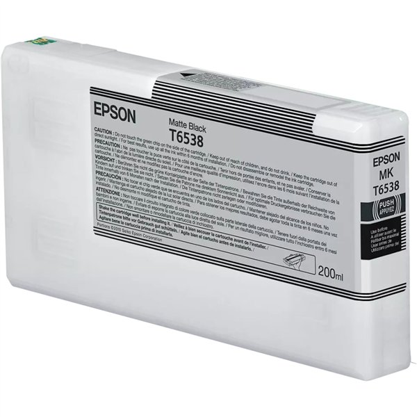 Epson cartuccia nero opaco T 653 200 ml T 6538N