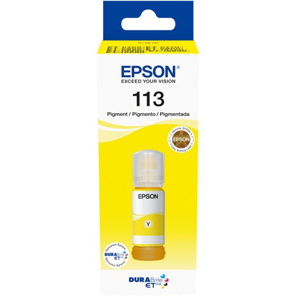 Epson EcoTank Pigment giallo T 113 70 ml               T 06B4