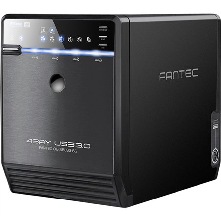 FANTEC QB-35US3-6G nero 4x3,5  SATA HDD USB3.0 eSATA