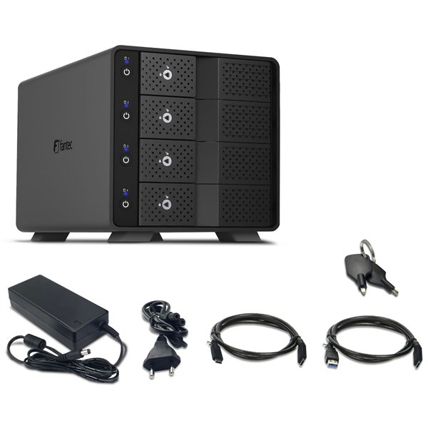 Fantec MB-X4U31 4x 3,5  housing