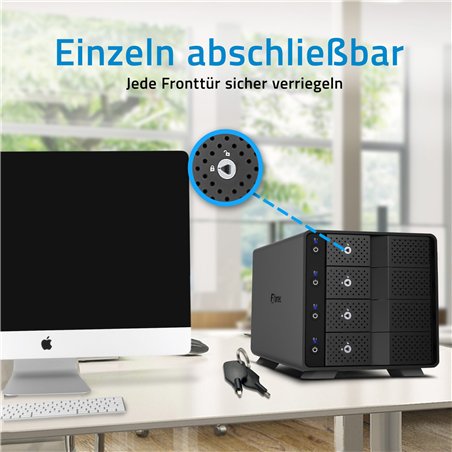 Fantec MB-X4U31 4x 3,5  housing