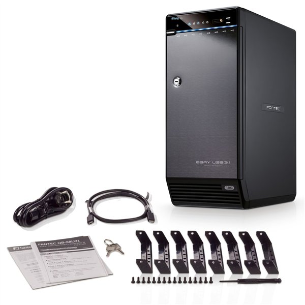 Fantec QB-X8U31 8x 3,5  SATA HDD USB 3.1