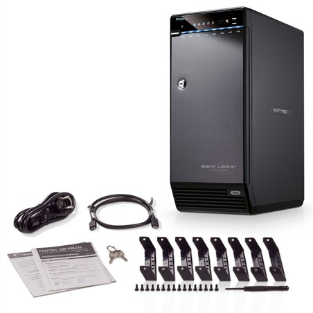 Fantec QB-X8U31 8x 3,5  SATA HDD USB 3.1
