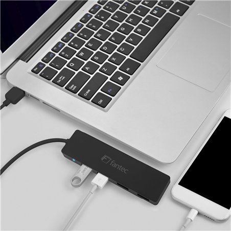 FANTEC UMP-4U31-C USB-C 4x USB-A 3.0 HUB