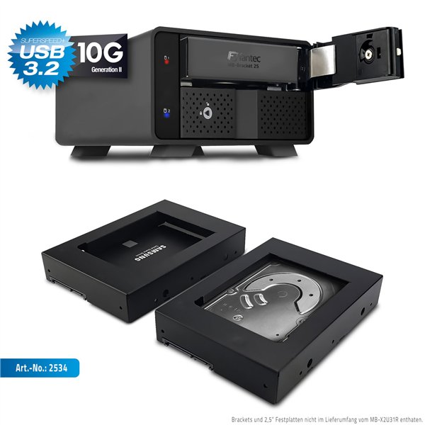 FANTEC MB-X2U31H 2x 3,5  alloggiamento