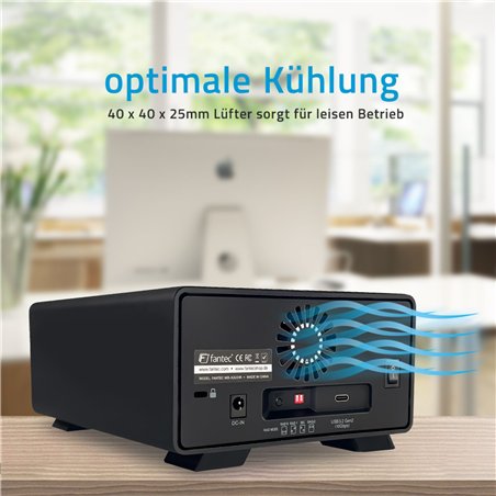 FANTEC MB-X2U31H 2x 3,5  alloggiamento