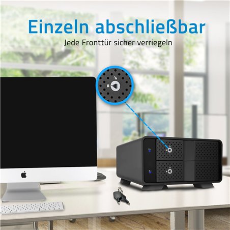 FANTEC MB-X2U31H 2x 3,5  alloggiamento