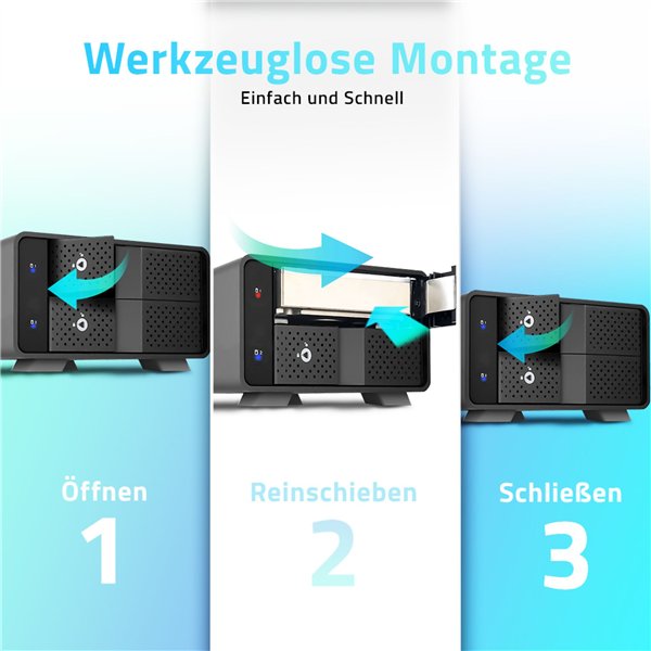 FANTEC MB-X2U31H 2x 3,5  alloggiamento