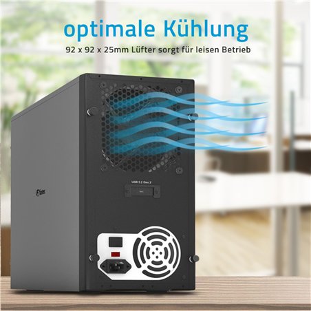 FANTEC MB-X10U31H 10x 3,5  alloggiamento