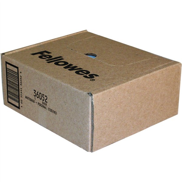 Fellowes sacchi spazzatura per shredder 23-28 L 100 pezzi
