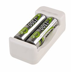 Ansmann caricabat.Basic II incl. 2 x AA 1300mAh batt.1001-0119-01