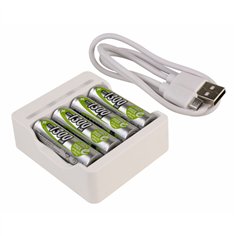 Ansmann caricabat.Basic IV incl. 4 x AA 1300mAh batt.1001-0120-01 2