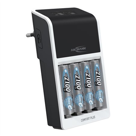 Ansmann Comfort Plus caricatore incl. 4xAA2100 batt.1001-0094-01