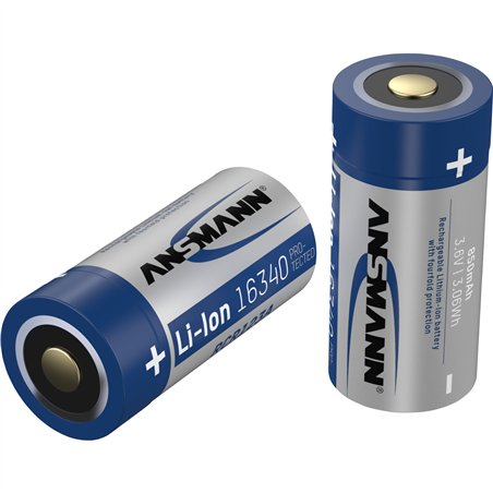 Ansmann 16340 Li-Ion batt.850mAh 3,6V versione standard 1300-0017