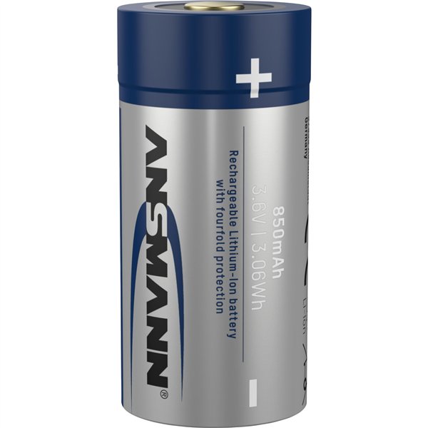 Ansmann 16340 Li-Ion batt.850mAh 3,6V Micro USB ingr. 1300-0015