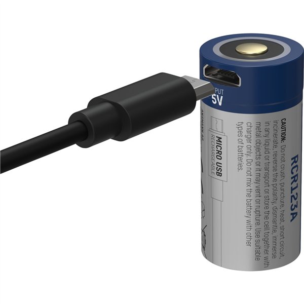 Ansmann 16340 Li-Ion batt.850mAh 3,6V Micro USB ingr. 1300-0015