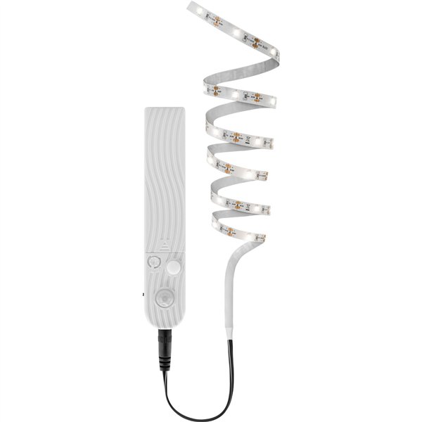 Ansmann striscia LED con sens.2m 60 LEDs bianco caldo 1600-0436