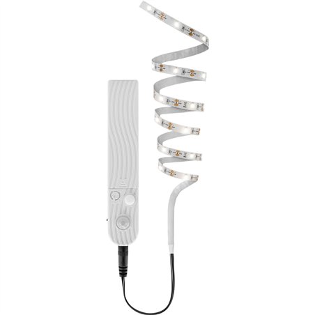 Ansmann striscia LED con sens.2m 60 LEDs bianco caldo 1600-0436