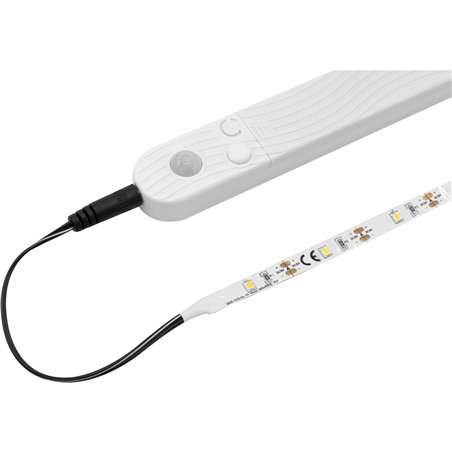 Ansmann striscia LED con sens.2m 60 LEDs bianco caldo 1600-0436