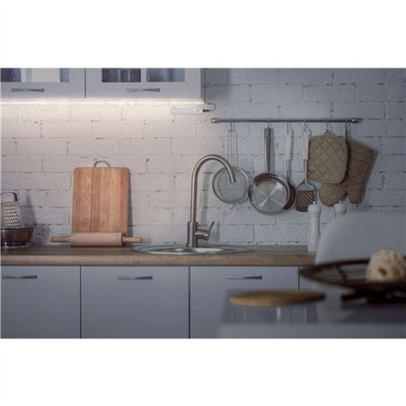 Ansmann striscia LED con sens.2m 60 LEDs bianco caldo 1600-0436