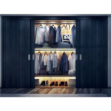 Ansmann striscia LED con sens.2m 60 LEDs bianco caldo 1600-0436