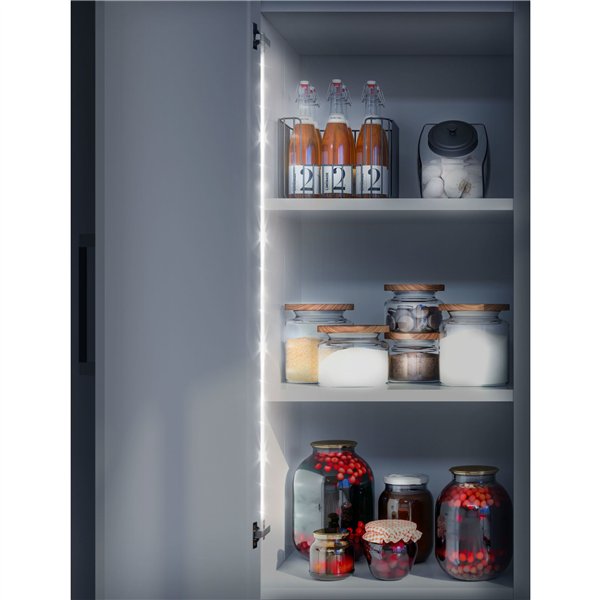 Ansmann striscia LED con sens.2m 60 LEDs bianco caldo 1600-0436