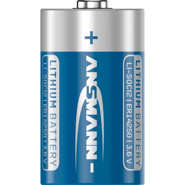 Ansmann litio cloruro di tionile 3,6V ER14250 1/2AA   1522-0037-1