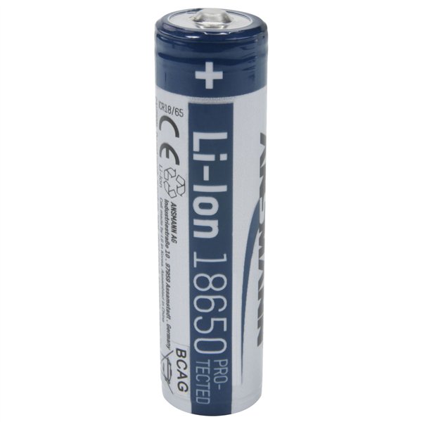 Ansmann Li-Ion 18650 2600mAh 3,6V batt. 9,36Wh 1307-0000