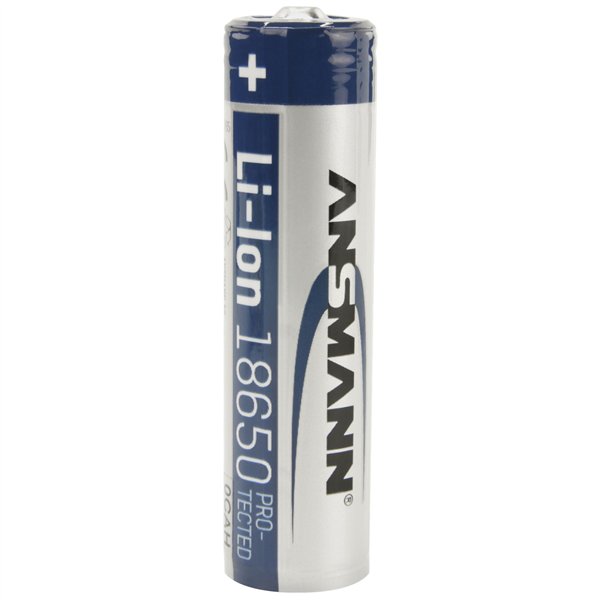 Ansmann Li-Ion 18650 2600mAh 3,6V batt. 9,36Wh 1307-0000