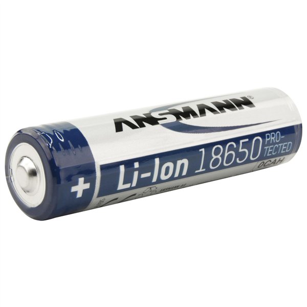 Ansmann Li-Ion 18650 2600mAh 3,6V batt. 9,36Wh 1307-0000