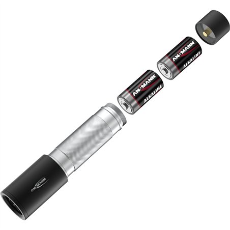 Ansmann LED torcia elettr. Daily Use 300B incl.2xBaby C 1600-0430